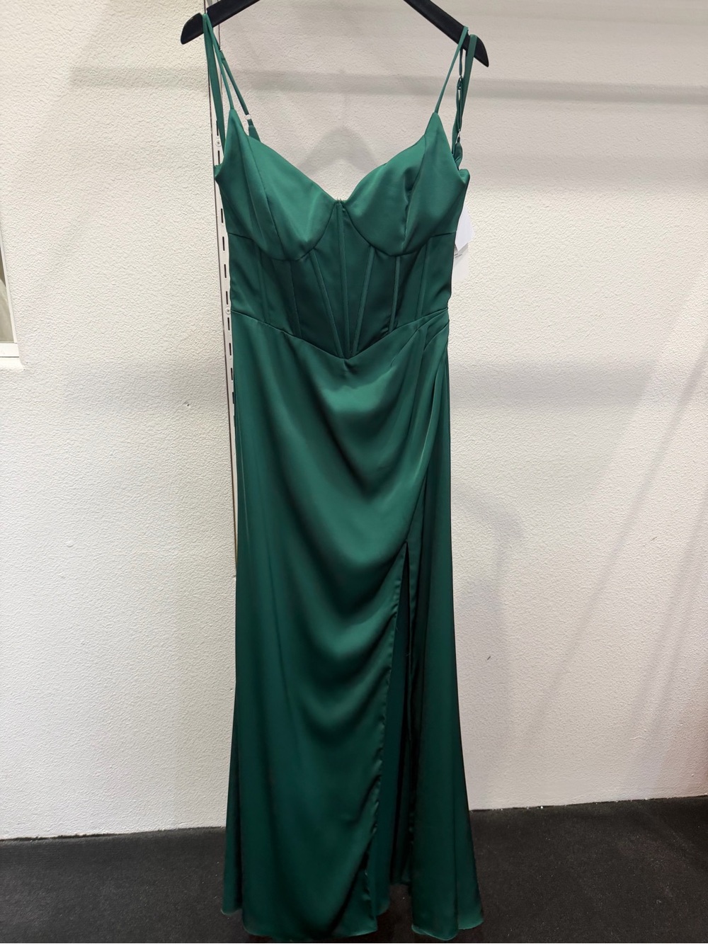 Satin Corset with Slit Mori Lee Bridesmaid 3030007